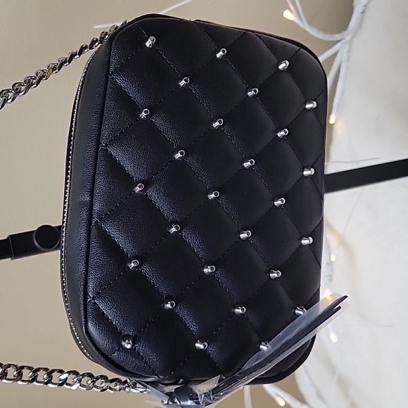 NWOT Rebecca Minkoff Quilted Studded Mini Crossbody Bag - Picture 1 of 3